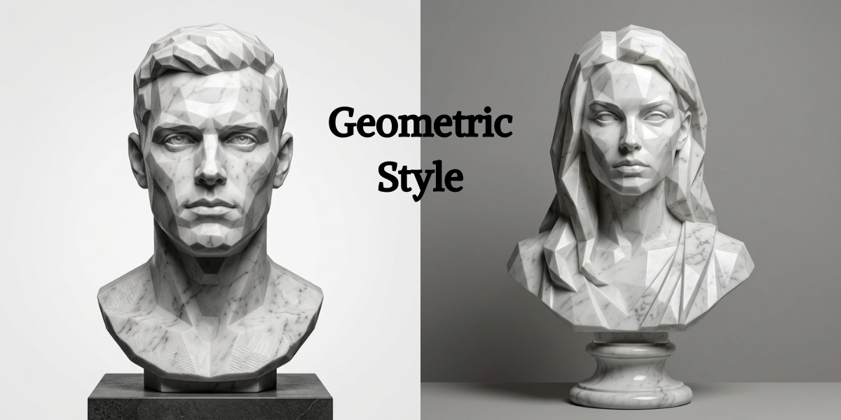Custom Geometric Style Bust | Your Image in 3D | Trophy Cafe