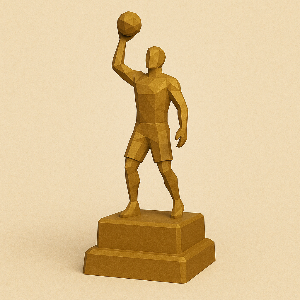 Low-Poly Series | Basketball | Pose 1