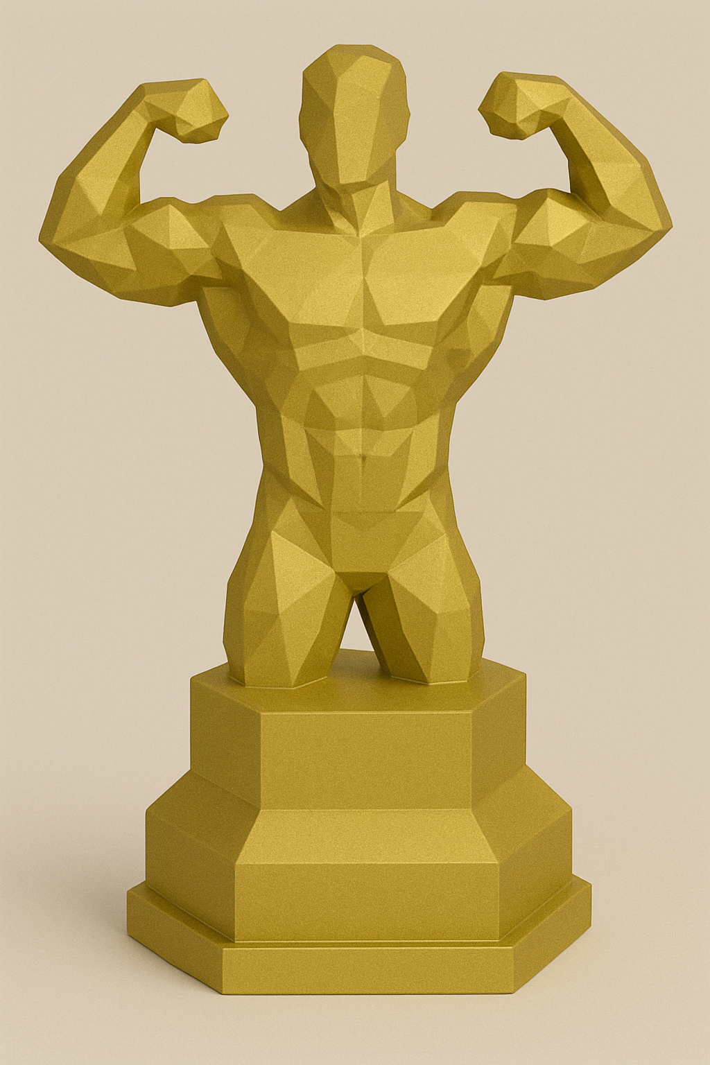 Low-Poly Series | Bodybuilding | Front Double Bicep |