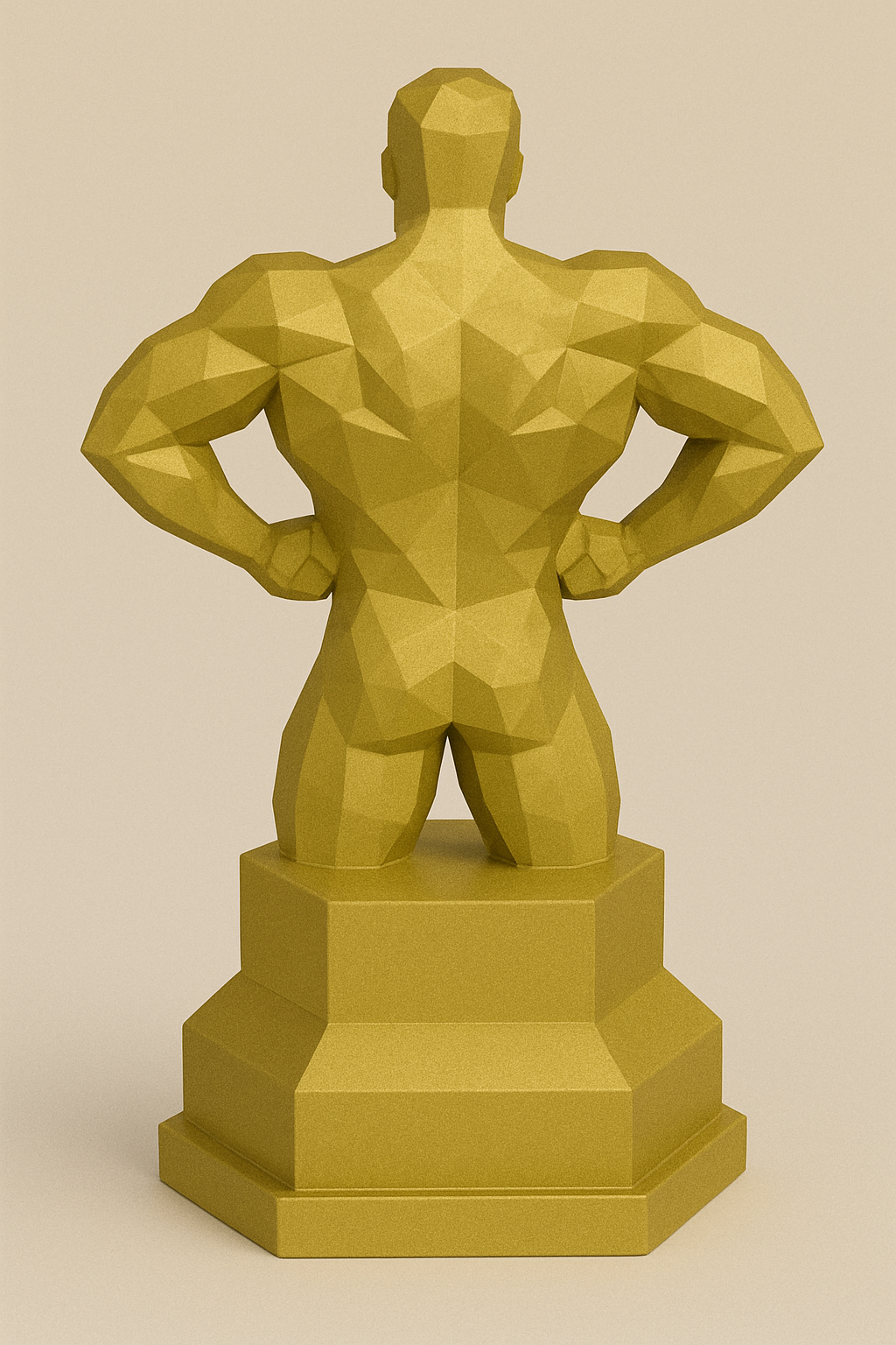 Low-Poly Series | Bodybuilding | Lat Spread |