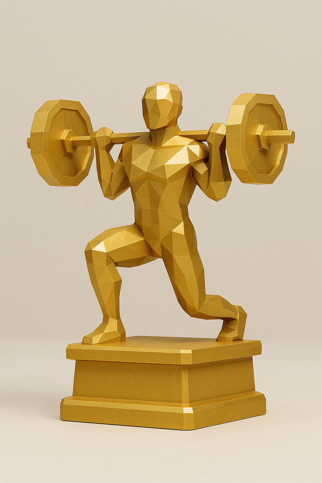 Low-Poly Series | Powerlifting & Weightlifting | Lunges