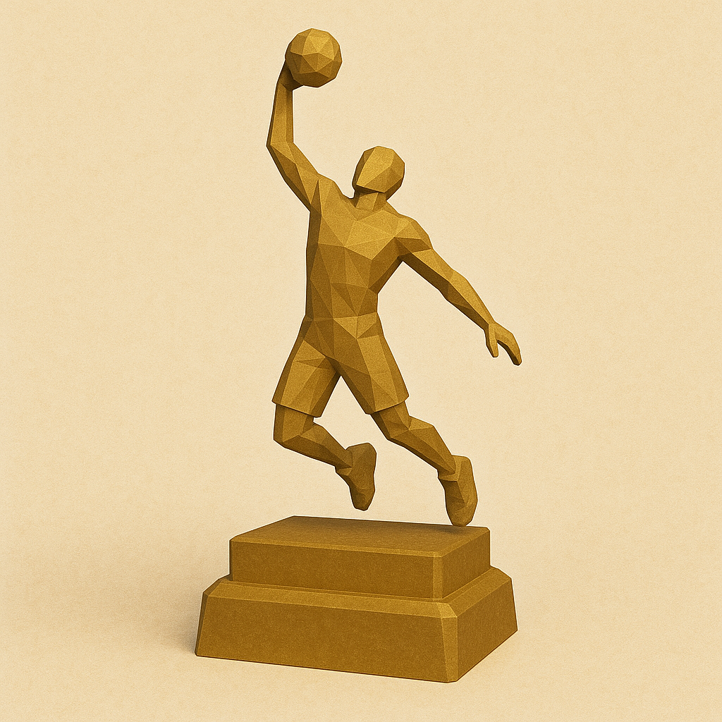 Low-Poly Series | Basketball | Pose 3 - Dunking