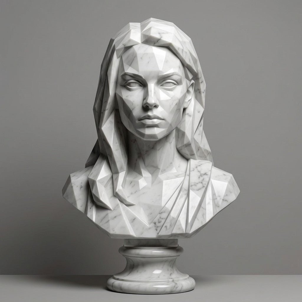 Custom Geometric Style Bust | Your Image in 3D | Trophy Cafe