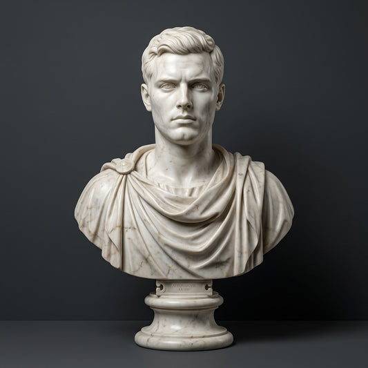 Custom Renaissance Style Bust | Your Image in 3D | Trophy Cafe