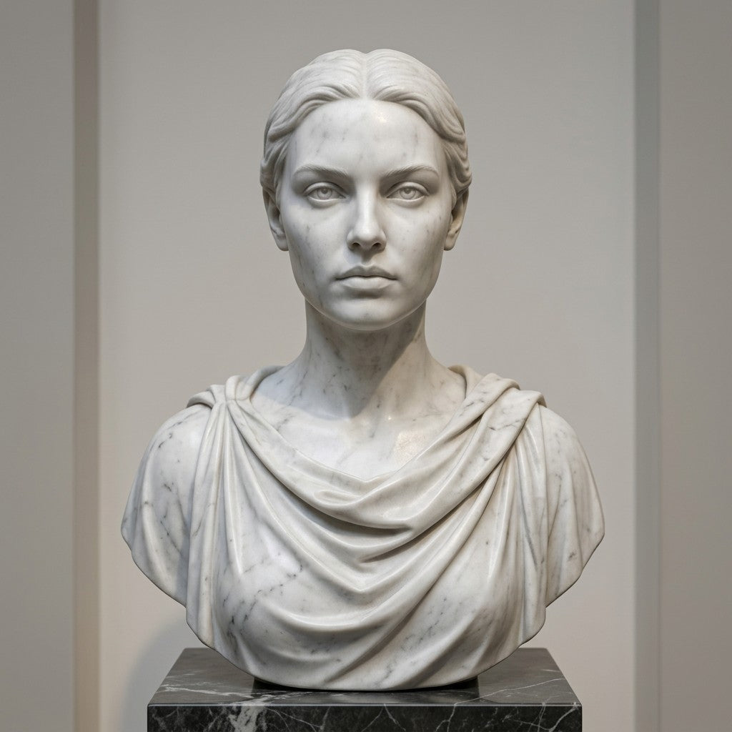Custom Roman Style Bust | Your Image in 3D | Trophy Cafe