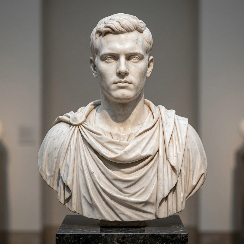 Custom Roman Style Bust | Your Image in 3D | Trophy Cafe