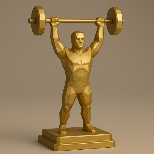 Low-Poly Series | Powerlifting & Weightlifting | Shoulder Press